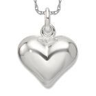 925 Sterling Silver Heart Love Necklace Charm Pendant