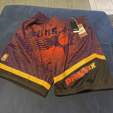 Mitchell & Ness Purple Blck NBA 1996 Phoenix Suns Swingman Shorts New size large Cover