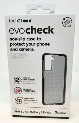 Tech21 EvoCheck Case for Samsung Galaxy S21 Plus / Galaxy S21+ 5G Smokey Black Foto 1 de 3