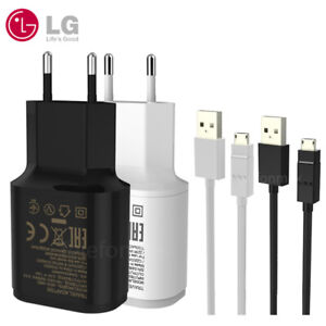 Fuente de alimentación original LG K20/K30 (2019)/K50/K40 cargador/cable de datos micro USB