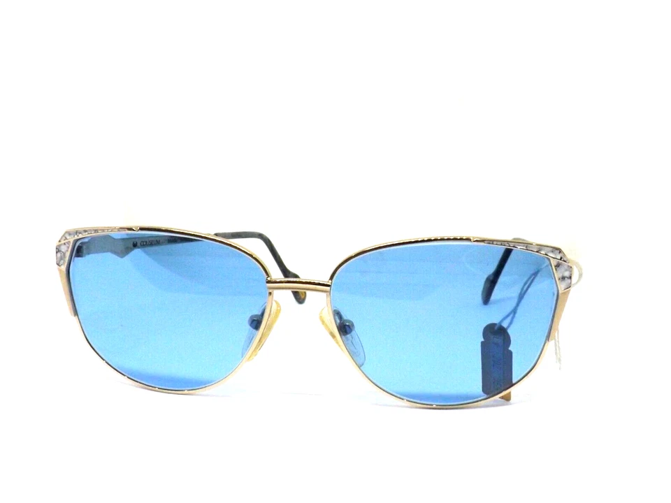Gafas de sol para mujer hechas en Italia vintage años 80 metal plateado COLOSEO Foto 1 de 4