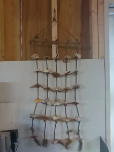 Decorative Sea Shell Hanging Wall Art Rope Design - Picture 1 of 7