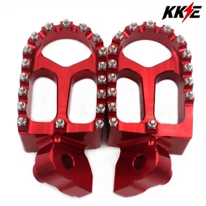 KKE CNC Aluminum Footpegs Footrest For Husqvarna CR TE TE TXC SM 50-610 99-2013 - Picture 1 of 12
