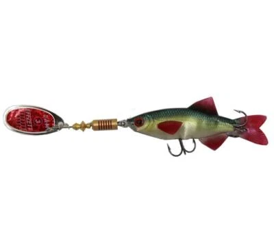 DAM Effzett Spinner Minnow - Roach Gr. 2 / 5g Spinner mit Gummifisch Kunstköder - Bild 1 von 2