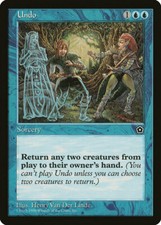 Magic MTG Tradingcard Portal Second Age 1998 Undo