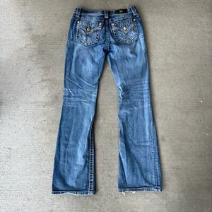 Miss Me Chloe Bootcut Jeans Women’s Size 29 x 34 Distressed Vintage 90s Denim - Picture 1 of 6