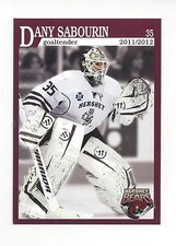 2011-12 Hershey Bears (AHL) Dany Sabourin (goalie)