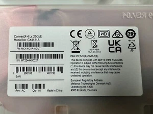 New Mellanox MCX4121A-ACUT ConnectX-4 Lx EN 25GbE Dual-Port Adapter Card - Picture 1 of 4