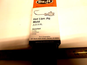 3273 Do-It Hot Lips Jig Mold  2, 2-1/2, 3 oz Free Shipping