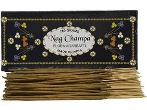 Bastoncini di Incenso Nag Champa Agarbatti Confezione 250 grammi Fragranza Flora Agarbatti - Foto 1 di 2