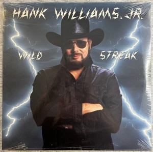 New / Sealed HANK WILLIAMS JR. "Wild Streak" LP 1988 Club Curb Records 1-25725 - Picture 1 of 2