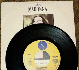 MADONNA LIKE A PRAYER ACT OF CONTRITION 7" VINYL ITALY 45 giri/rpm RARE - Picture 1 of 2