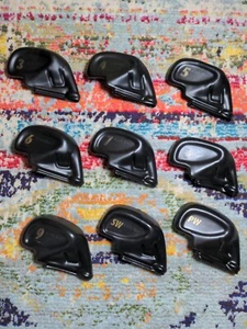 Castle Bay 3-9, PW,SW Iron Golf Club Cover Replacement Black, 9 total. - Picture 1 of 10