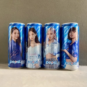 PEPSI x BLACKPINK Blue Limited Edition 325ml Collectible Cans Full Set - Picture 1 of 4