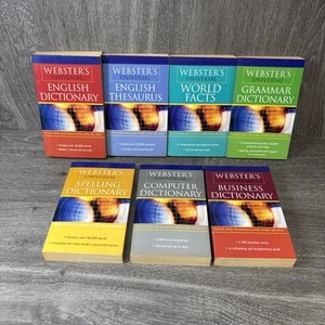 Webster's Universal Lot of 7 Books Dictionary Computer Business World Grammar - Bild 1 von 14