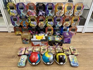Pokémon TCG Leere Celebrations Koffer Tin Boxen + Prismatische Mini Tin und mehr - Bild 1 von 3