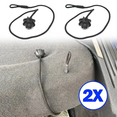2X Boot Parcel Shelf String Cord Cover Strap For VW Golf MK5 MK6 MK7 R20 Rabbit - Image 1 of 4