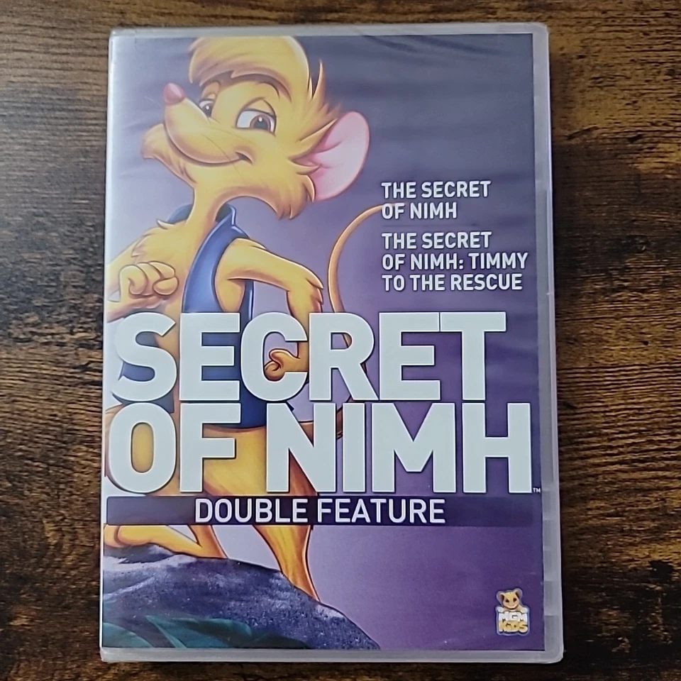 The Secret Of Nimh 1 & 2 Timmy To The Rescue Double Feature DVD Brand New Sealed - Image 1 of 3