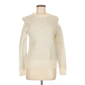 Fjallraven Ovik Nordic Sweater Women's S Cream Wool Pullover Casual Outerwear - Picture 1 of 9