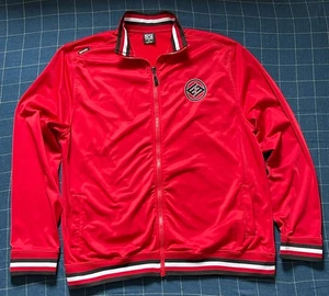 ENYCE MEN’S RED 3XL TRACK JACKET VGC - Picture 1 of 7