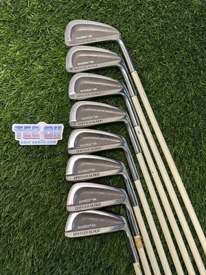 Женский набор айронов Cobra Baffler Blade 3-PW графитовый с гибкими оригинальными ручками для правосторонней стойки - Изображение 1 из 4