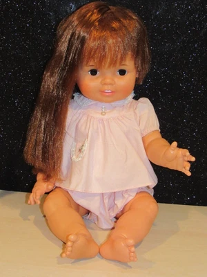Vintage Ideal Baby Crissy Doll 24" Red growing Hair 1973 w/Original Outfit EUC - Image 1 of 4
