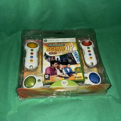 Scene It? inc Wireless Buzzers (damaging on packaging) - Xbox 360 Damaged Box - Image 1 of 4