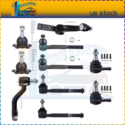 Fits 1988-1992 Chevrolet K1500 Set Of 10 Front Lower Tie Rods End Ball Joint Foto 1 de 4