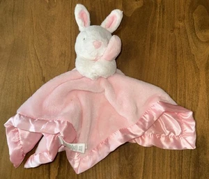 Carters Pink Bunny Rabbit Security Blanket Lovey 2017 Satin Back Trim - Picture 1 of 7