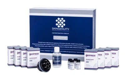 Sistema de restauración capilar personal SkinGenuity - Kit de regeneración capilar con microagujas Foto 1 de 4
