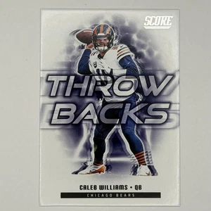 2025 Score Throwbacks Caleb Williams #4 Chicago Bears 10*5 - Imagen 1 de 2