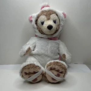 Disney Shellie May Bear Plush Stuffed with Aristocats Marie Costume Outfit 17" - Picture 1 of 9