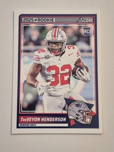 2025 Score TreVeyon Henderson RC Base #59 New England Patriots Rookie - Picture 1 of 2