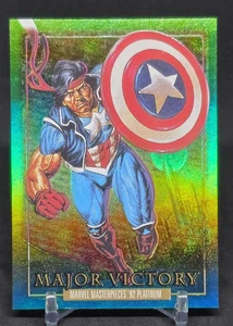 2024 SkyBox Marvel Masterpieces ‘92 Platinum Major Victory #48 PMG Green /10 - Picture 1 of 19