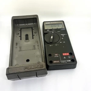 FLUKE 77 Multimeter & Rubber Case ... Tested & Working - Picture 1 of 9