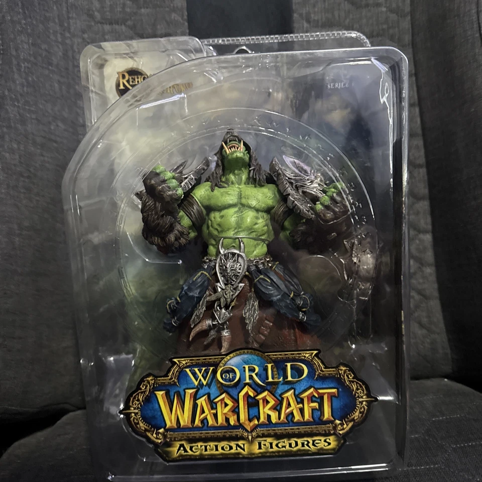 Figura de acción World of Warcraft Rehgar Earthfury NUEVO RARO Serie 1 Blizzard Toy Foto 1 de 1