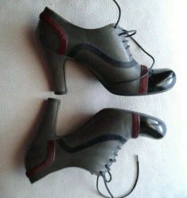 DECOLTE' DONNA con lacci Francesine Janet & Janet Colore: Grigio  Misura: 38 1/2 - Immagine 1 di 4