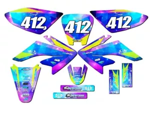 2004-2013 CRF 70 SPACE KADET Galaxy Senge Graphics Kit Compatible with Honda - Picture 1 of 10