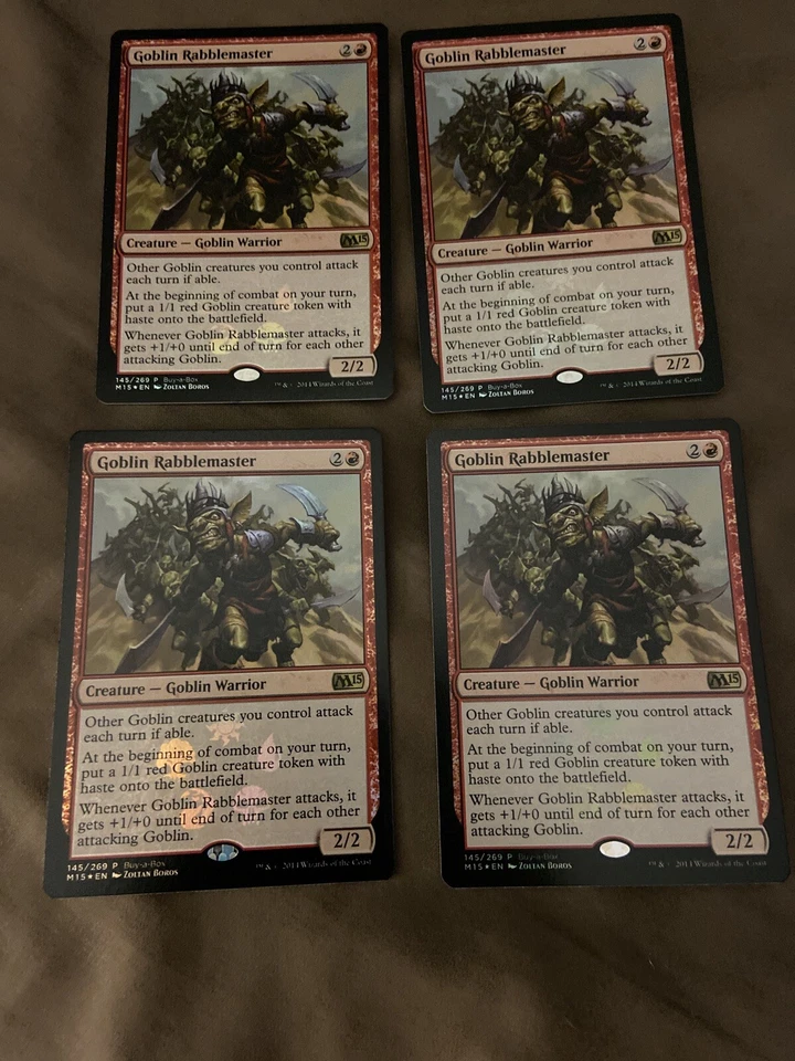 Magic Goblin Rabblemaster M15 Buy-A-Box Promo 1x x1 1 MTG Playset English EDH FS - Image 1 of 1
