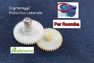 2 Ingranaggi Motorino Spazzola Spazzolino Laterale Blu per Roomba Ingranaggio - Imagen 1 de 4