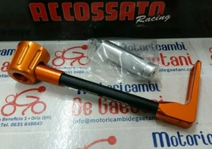PARALEVA DESTRO DEFLECTOR ACCOSSATO TUBO DRITTO IN ALLUMINIO ARANCIO 16/17,5 mm - Imagen 1 de 3