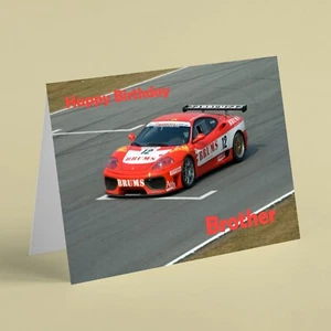 Ferrari 360 Rennwagen Bruder Geburtstagskarte  - Bild 1 von 1