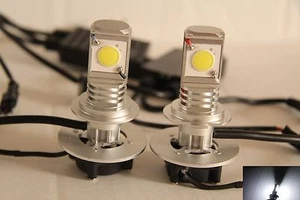2 pcs H7 40W 4000 LM CREE COB high power led Headlight fog light DRL Super White - Picture 1 of 7