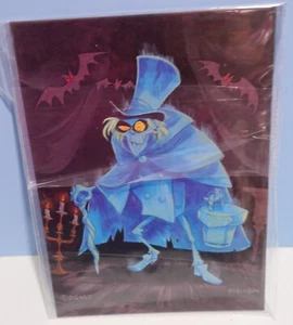 DISNEY HATBOX MONTAJE FANTASMA BILL ROBINSON POSTAL EMBRUJADA MANSIÓN MARAVILLA - Imagen 1 de 2