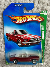 2009 HOT WHEELS TREASURE HUNT FORD MUSTANG ‘64 CONVERTIBLE Red