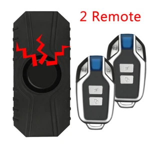Allarme bici sensore movimento vibrazioni wireless impermeabile moto con 2 televisori - Foto 1 di 10