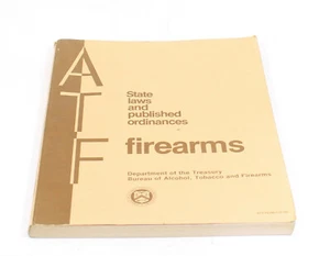 Original veraltetes 1979 BATF Firearms Laws & Ordinances Book US Treasury - Bild 1 von 1