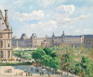 10179.Decor Poster.Room home wall art.Camille Pissarro painting.Place Carrousel - Picture 1 of 1