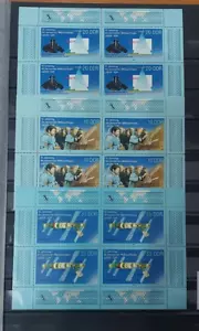 Germany DDR 1988 Mi 3190-3192 MNH** Kleinbogen Space. - Picture 1 of 1