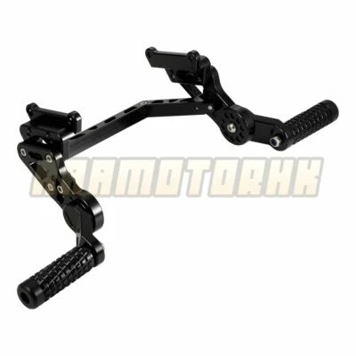 Juego de soportes de montaje de pedal clavijas de reposapiés traseros para Kawasaki ZX6R ZX-6R 2009-2025 Foto 1 de 4